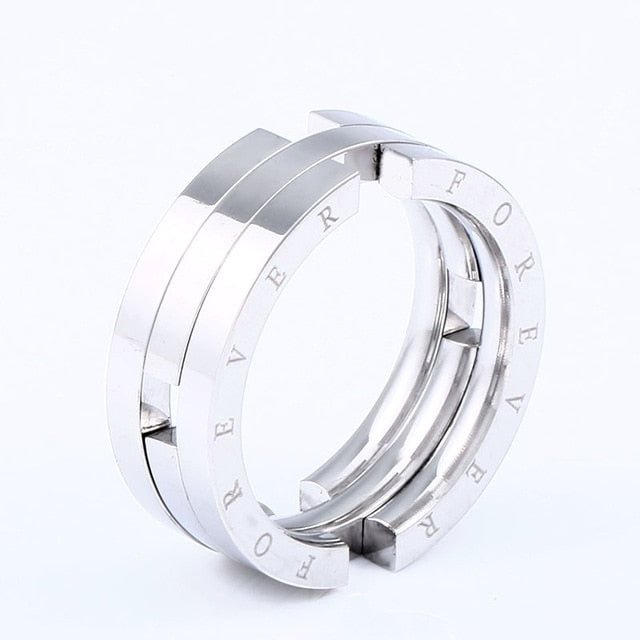 Buzzdaisy Deformation Ring Necklace Forever Promise Rings