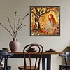 Diamond Painting-5D Full Round Drill Girl and Tree(40x40cm)