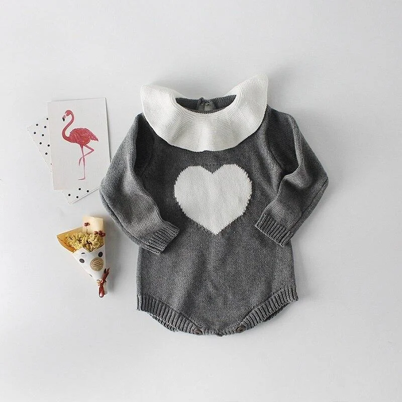 2019 Baby Knitted Clothes Spring Knitting Baby Rompers Girl Clothes Baby Girl Romper Boys Jumpsuit Overall Infant Baby Clothes