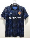 1993 Retro Manchester United blue Football Shirt 1:1 Thai Quality