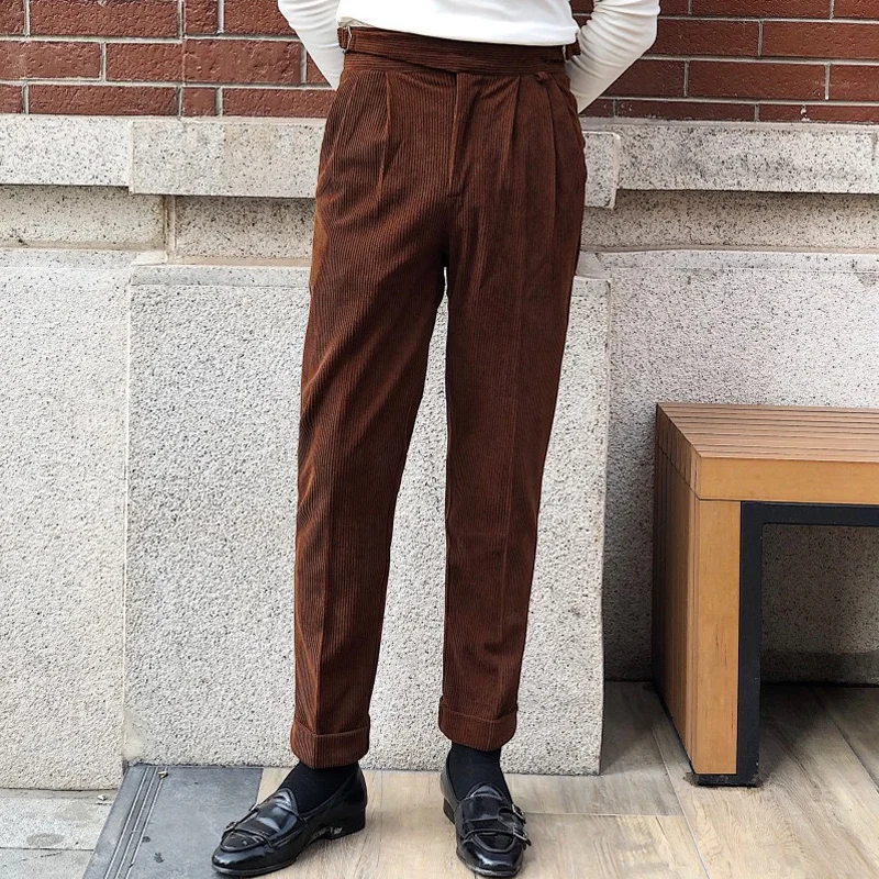 New Style Solid Color Casual Trousers For Autumn And Winter