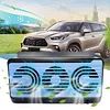 Solar Car Exhaust Fan Promoting Air Circulation Auto Cooling System (Black)