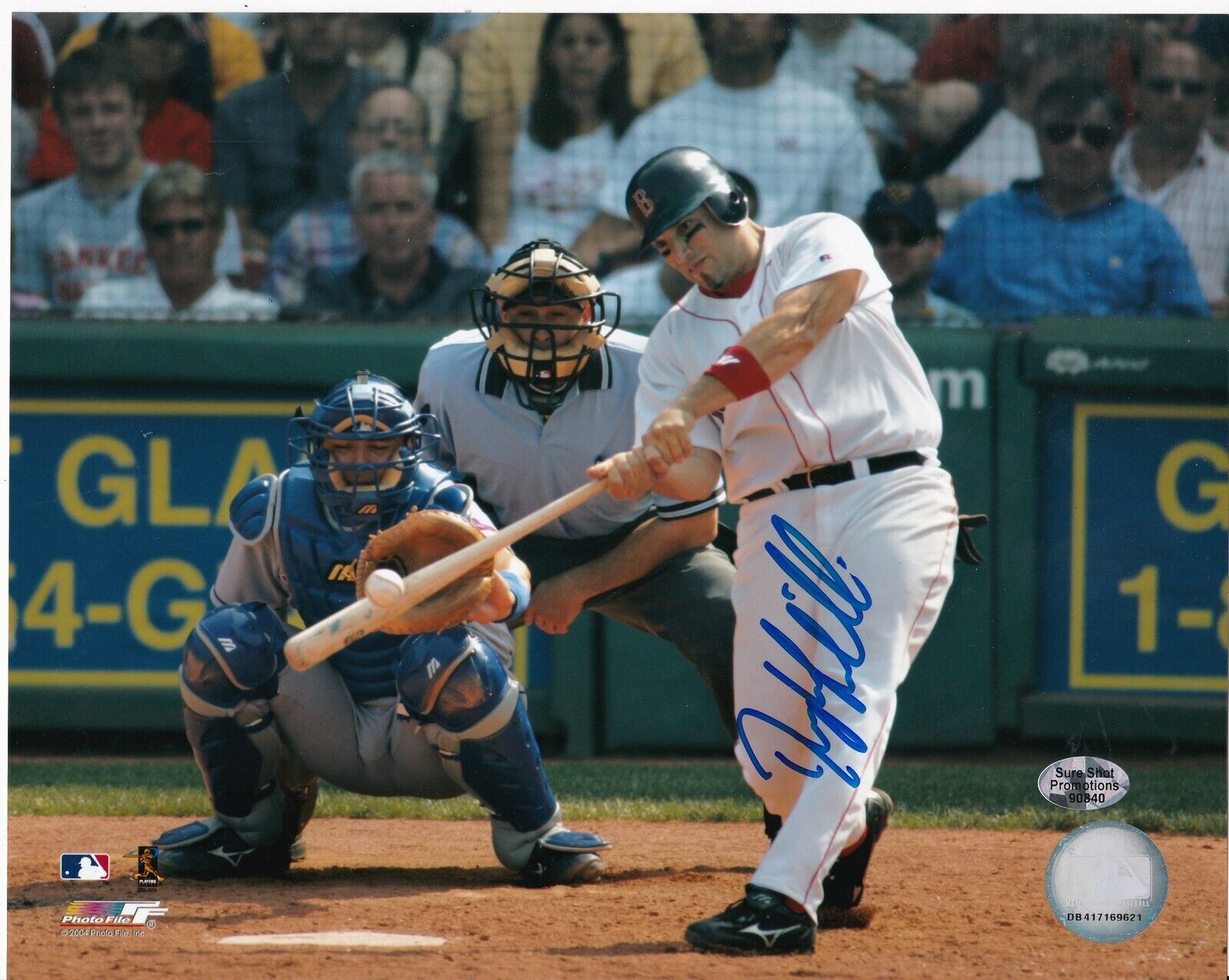 DOUG MIRABELLI BOSTON RED SOX ACTION SIGNED 8x10