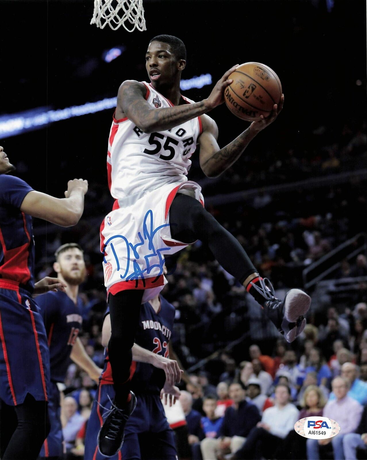 Delon Wright signed 8x10 Photo Poster painting PSA/DNA Toronto Raptors