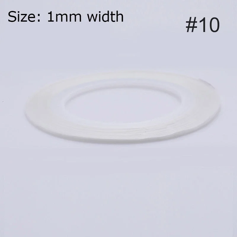 1mm 2mm 6mm Matte Glitter Nail Striping Tape Line Rainbow Multi Color Styling Tool Sticker Decal  DIY Decoration-Nail Inspo