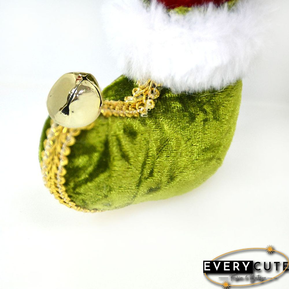 Green 12" - 20" Sizes Of Elf Doll Plush Toys Holiday Party Supply On A Shelf Christmas Tree Decoration Family Gifts