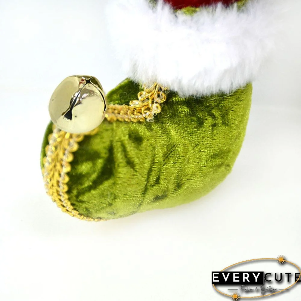 Green 12" - 20" Sizes Of Elf Doll Plush Toys Holiday Party Supply On A Shelf Christmas Tree Decoration Family Gifts