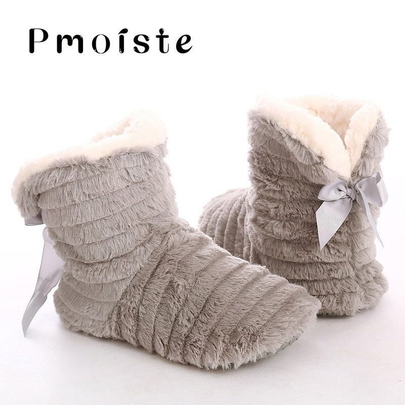 Furry Slippers for Women Winter Home Shoes 2020 Plush Cozy Soft Female Indoor Slippers with Fur Bedroom Family Shoes Size 35-42