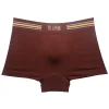 Men's Low Rise Sexy Colorful Striped Letter Boxer Briefs