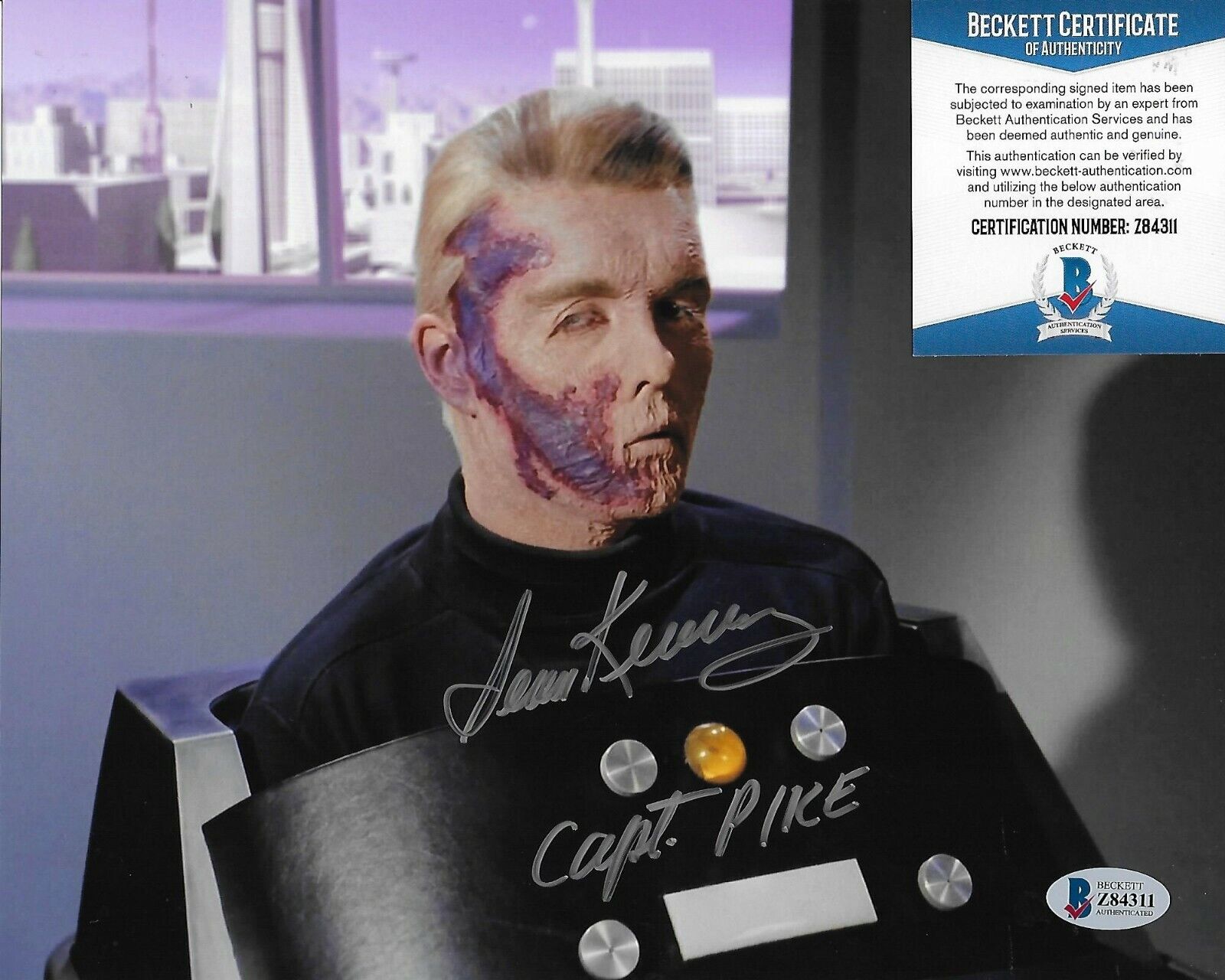 Sean Kenney Star Trek Original Autographed 8X10 Photo Poster painting w/Beckett COA #2