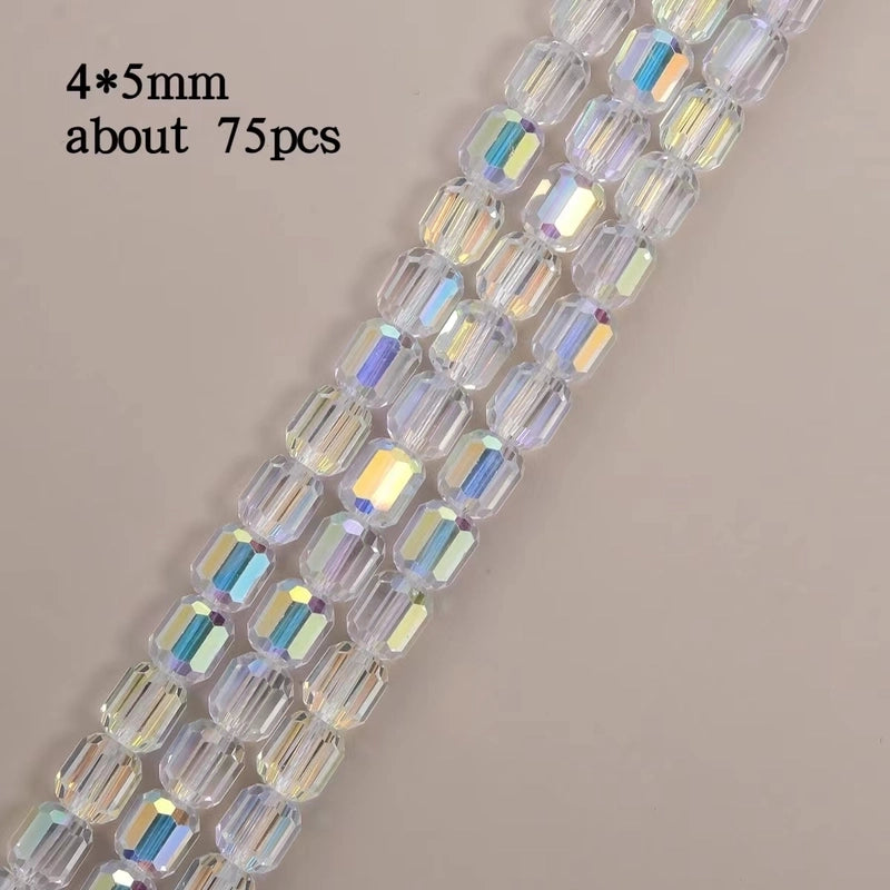 1 Set Hole 1~1.9mm Glass Geometric Beads