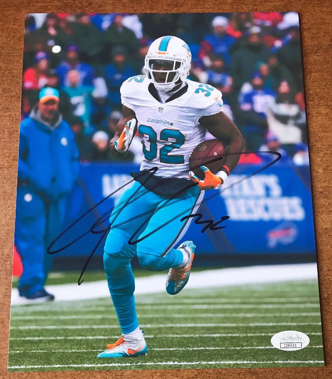 Kenyan Drake Signed 8x10 Photo Poster painting Autographed Miami Dolphins with JSA COA