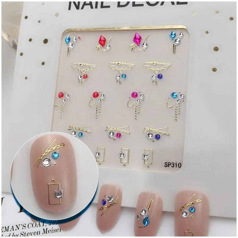 (1Pcs/Sell)Super Bright Round Ultrathin Sequins Colorful Nail Art Glitter Tips  3D girl Nail Decoration Manicure DIY Accessorie 515-1