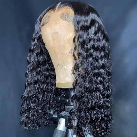 Melting! Curly Swiss HD Undetectable Lace 13x4 Lace Frontal Wig [HDW1011]