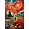 (40*60cm)Flowers Sea - Full Round Drill Diamond Painting