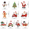 10pcs/set Diamond Painting Hanging Ornament Single Side 5D DIY Cartoon Christmas Gift Kits