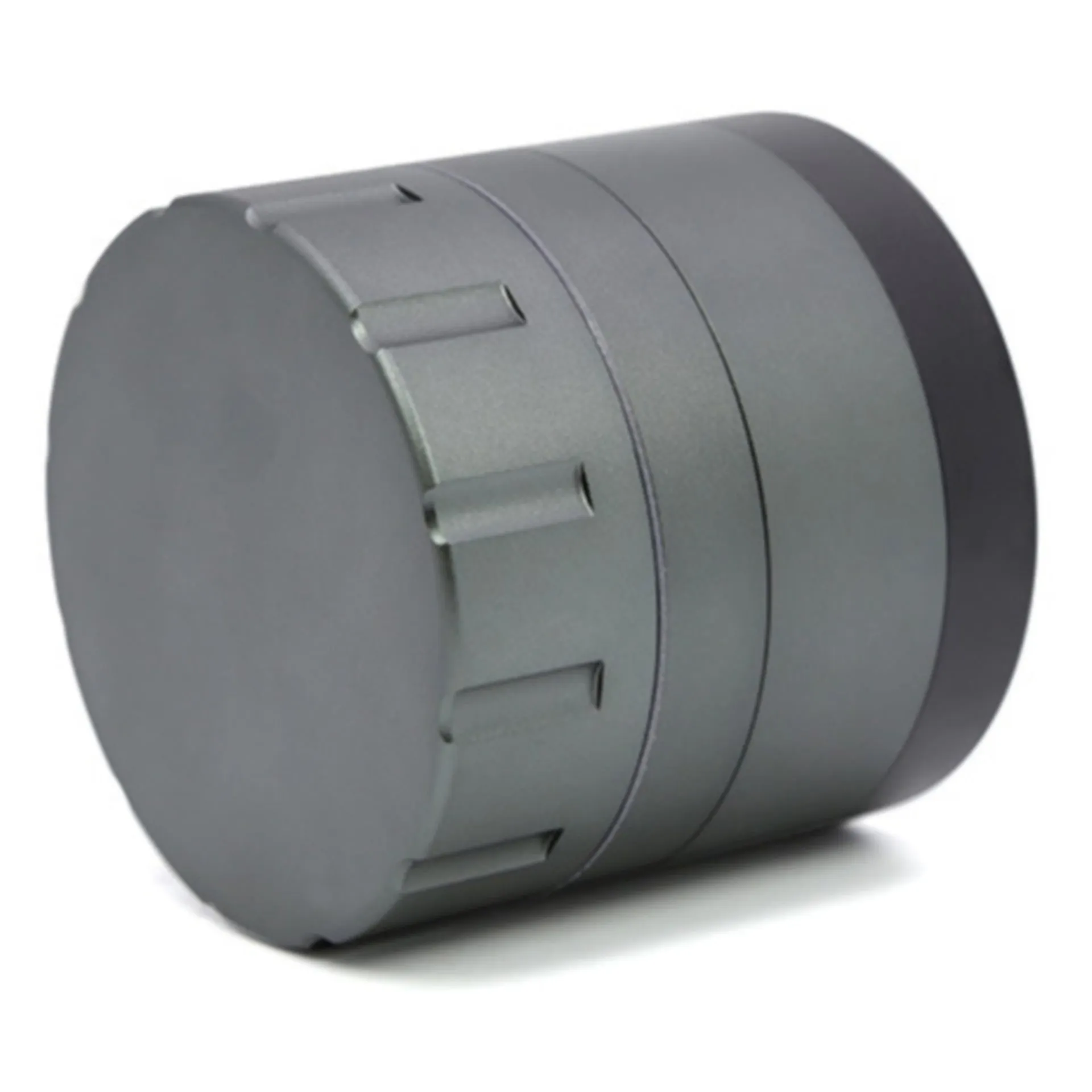 63MM Aluminum Alloy Signal Type Tooth Upper Cover Grinder-Grey Color