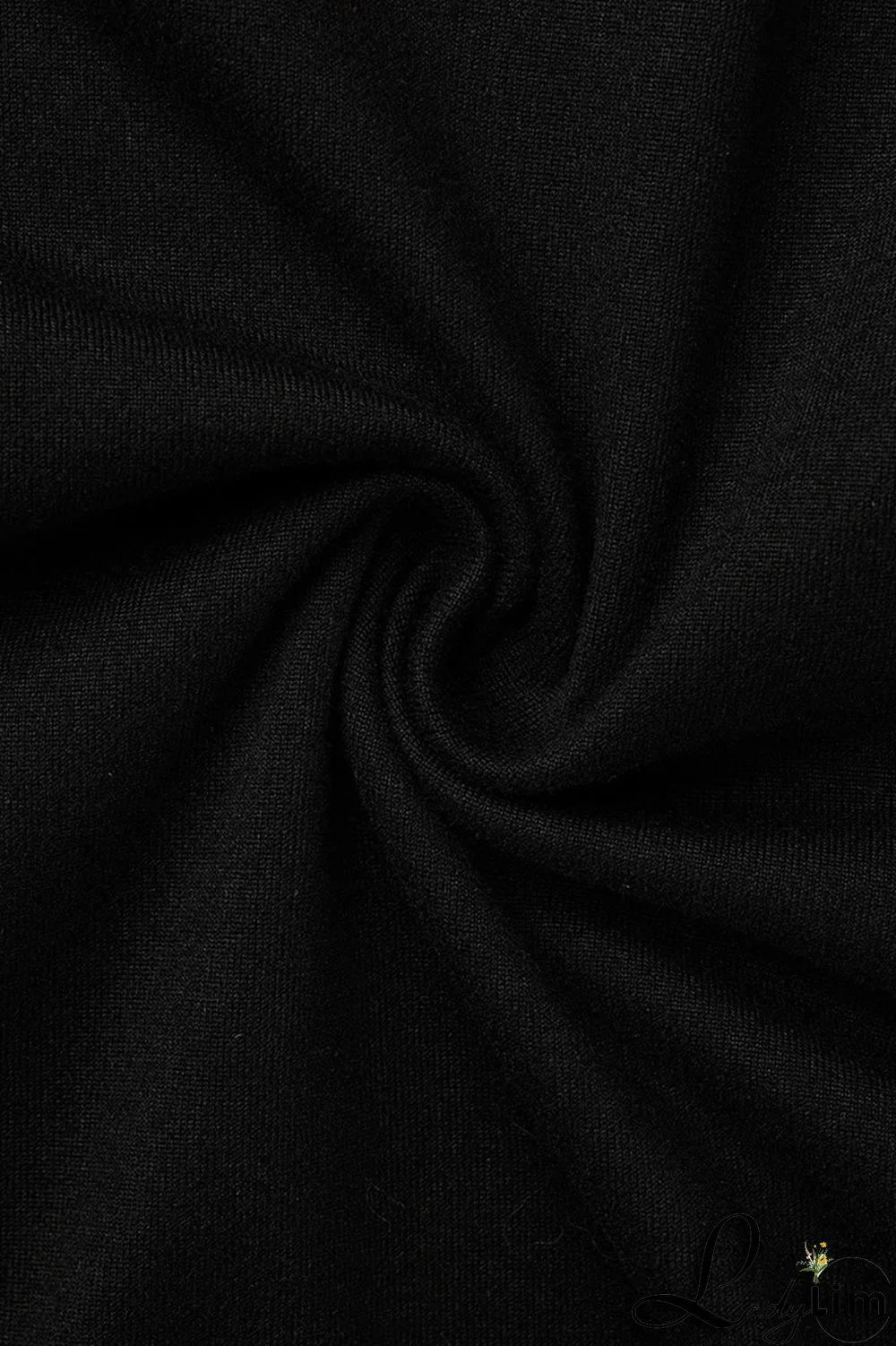 Black Fashion Casual Solid Tassel Regular High Waist Pencil Trousers