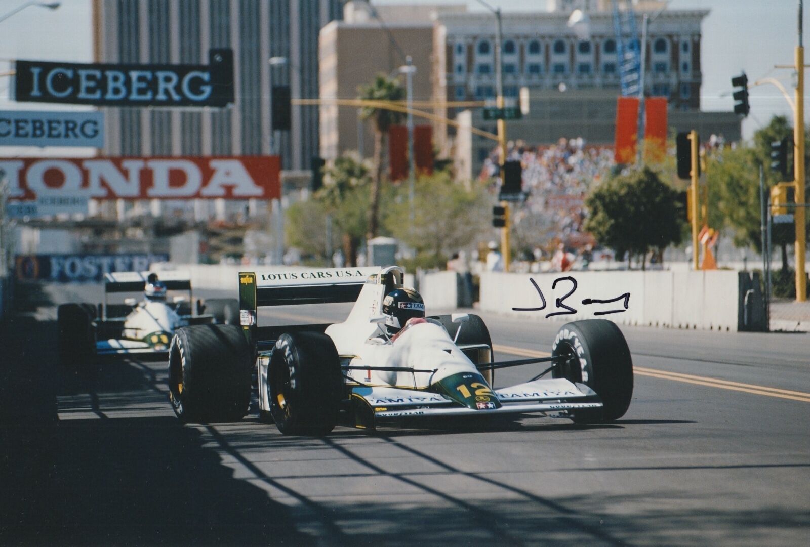 Julian Bailey Hand Signed Team Lotus 12x8 Photo Poster painting F1 2.