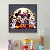 【Limited Stock Sale】Disney Halloween-Mickey Minnie-11CT Stamped Cross Stitch 45*45cm/17.72*17.72in