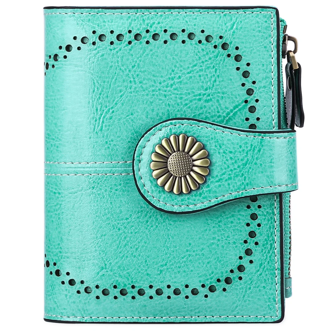 Cropped Zip Wallet