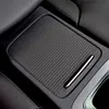 Center Console Panel ABS PC TPU Drink Armrest Cup Cover Black for VW 3C B6 B7 CC