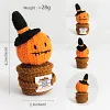 (Finished Product)Crochet Flower Potted Doll with Positive Card Desktop Ornaments, Potted Plants, Bouquets Gift Home Decor
