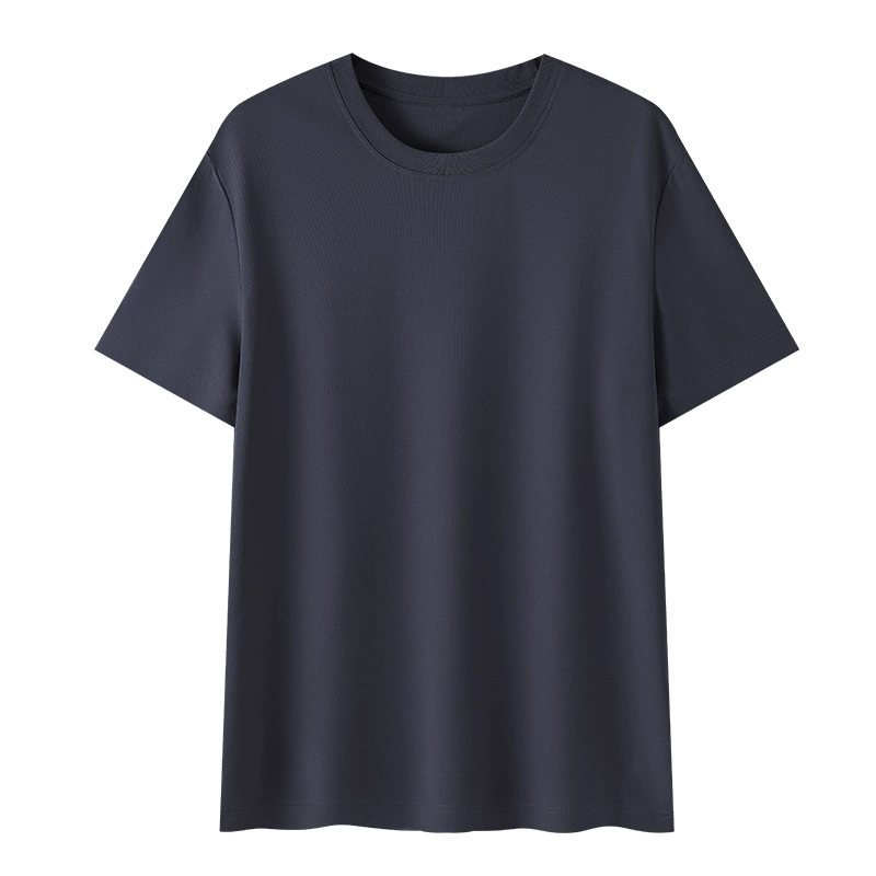 2025 Men’s Summer Slim Fit Solid Color Short Sleeve T-Shirt