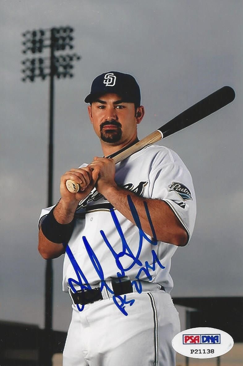 Adrian Gonzalez San Diego Padres Signed 4x6 Photo Poster painting - PSA/DNA # P21138