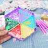 New Diamond Painting Hexagonal Beads Sorting Trays Rhinestone Storage Plate Multifunctional Funnel Disk Sieve Drill Disk DIY Tool Set