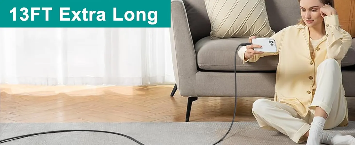 long iphone charger cord