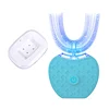 360 Degrees Intelligent Automatic Sonic Electric Toothbrush U Type 4 Modes Tooth Brush USB Charging Tooth Whitening Blue Light
