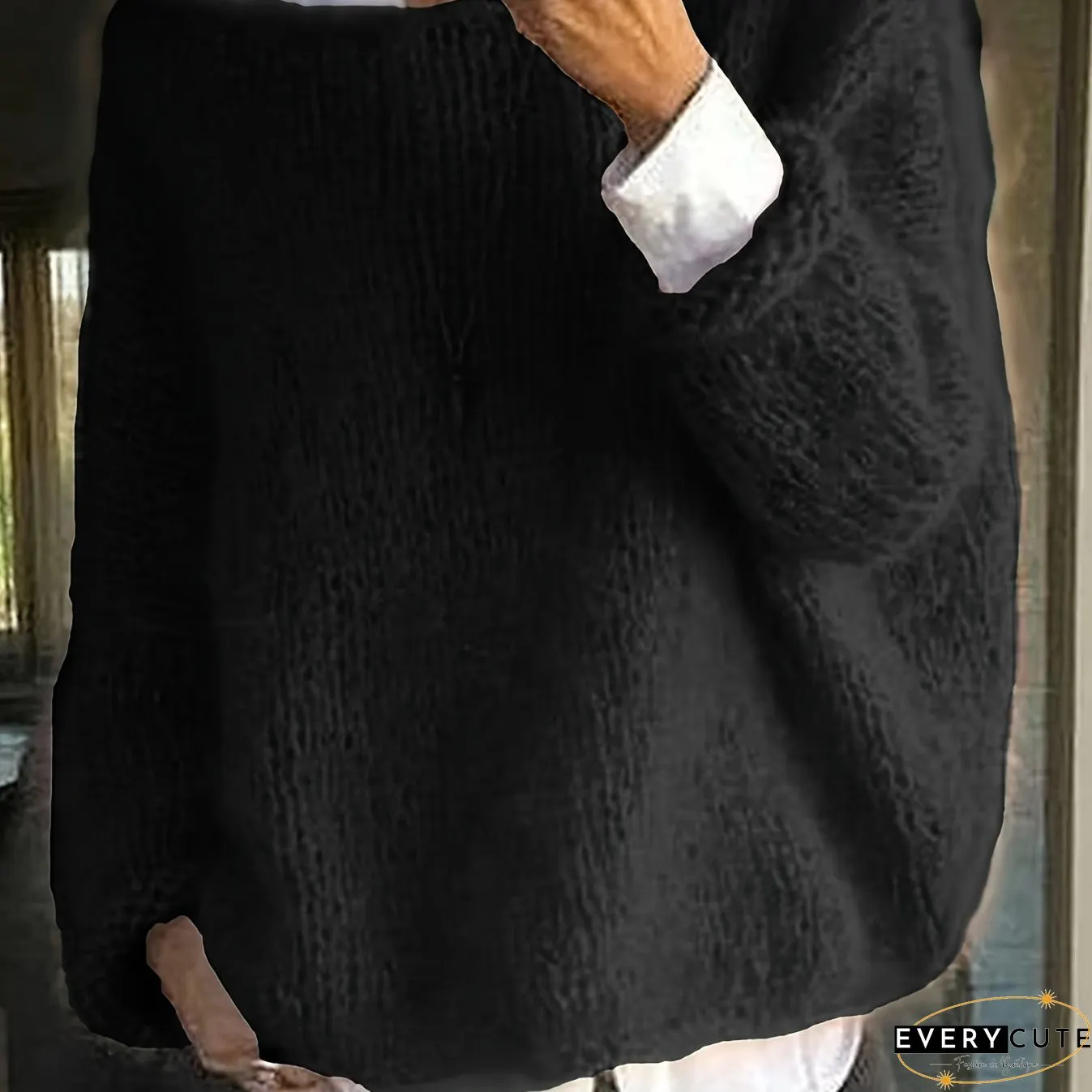 Edgy and snug Sweater
