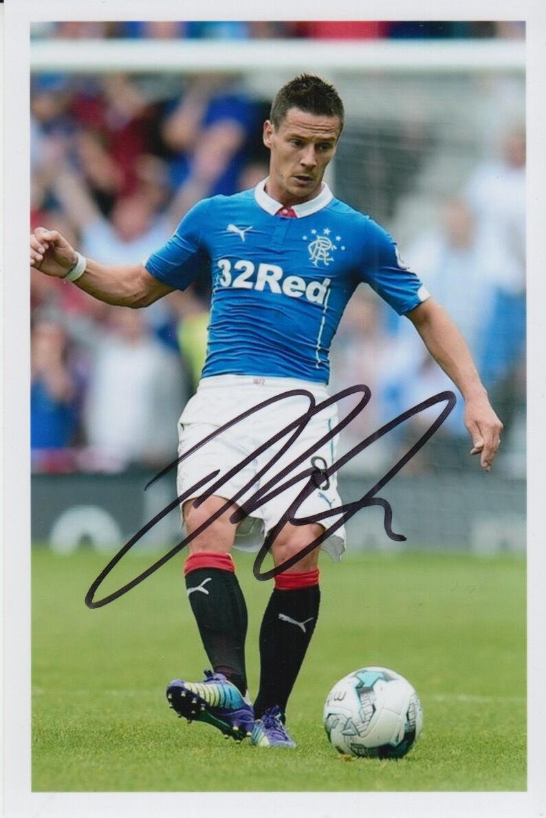 RANGERS HAND SIGNED IAN BLACK 6X4 Photo Poster painting 7.