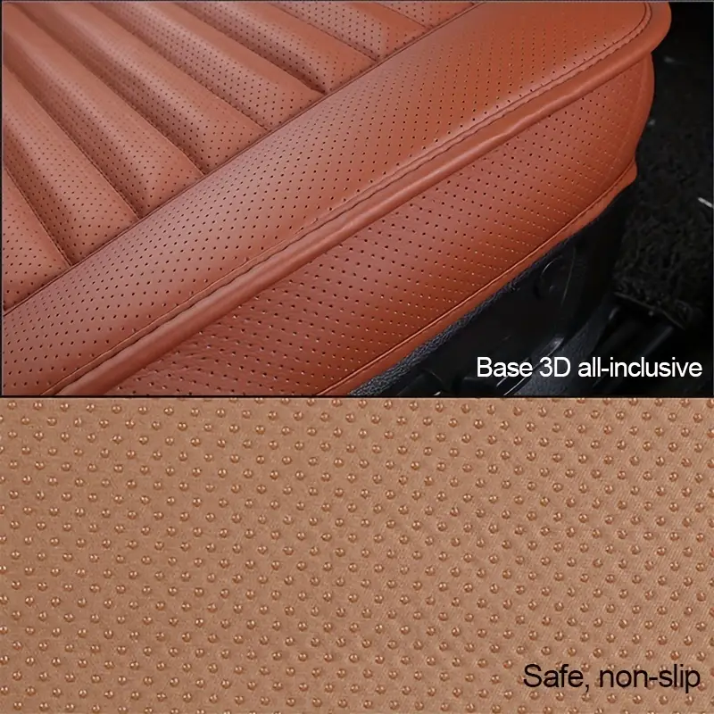 breathable pu leather auto seat cushion protector anti slip car seat cover details 4