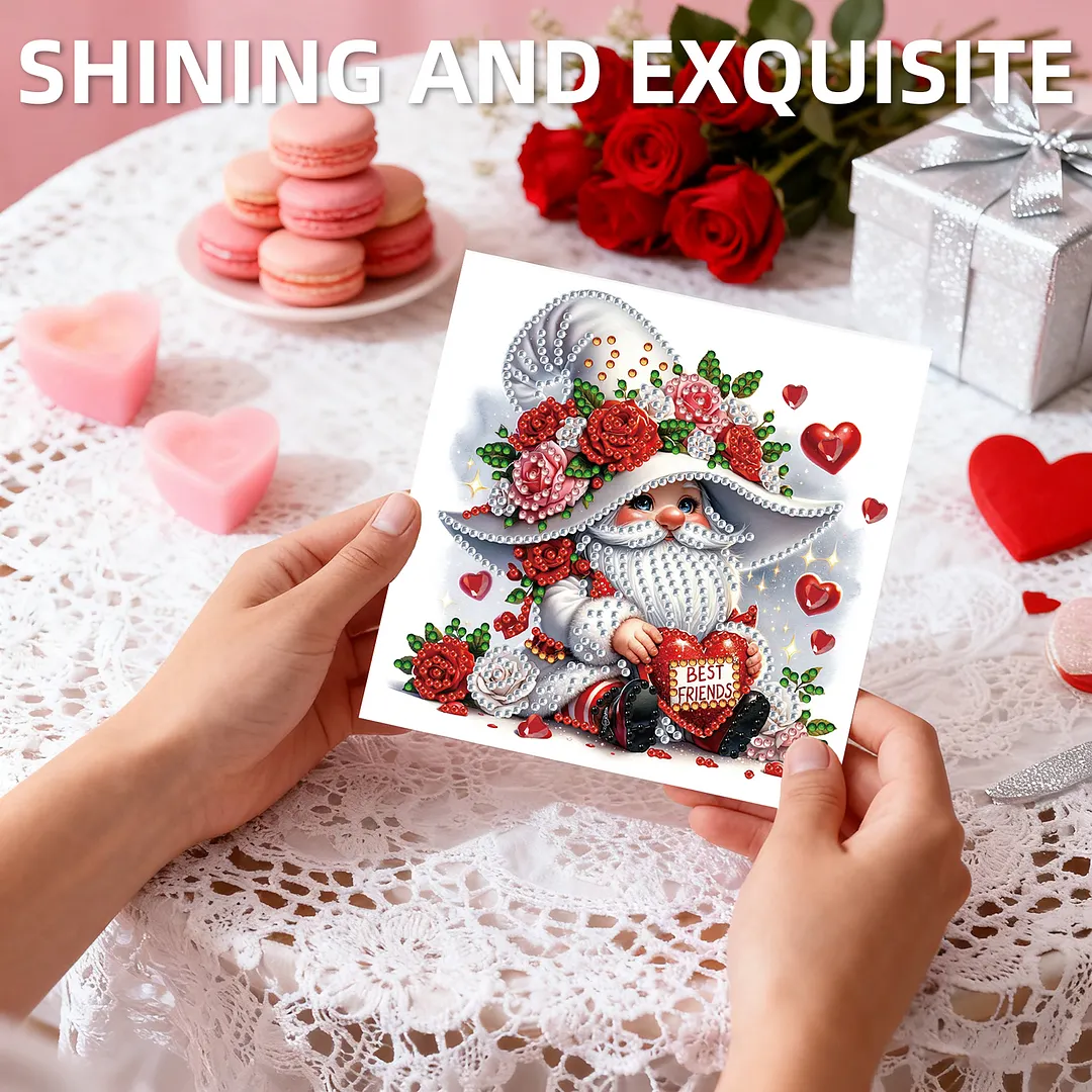 6PCS Goblins DIY Diamond Painting Greeting Card Set with Envelopes for Adults Gifts
