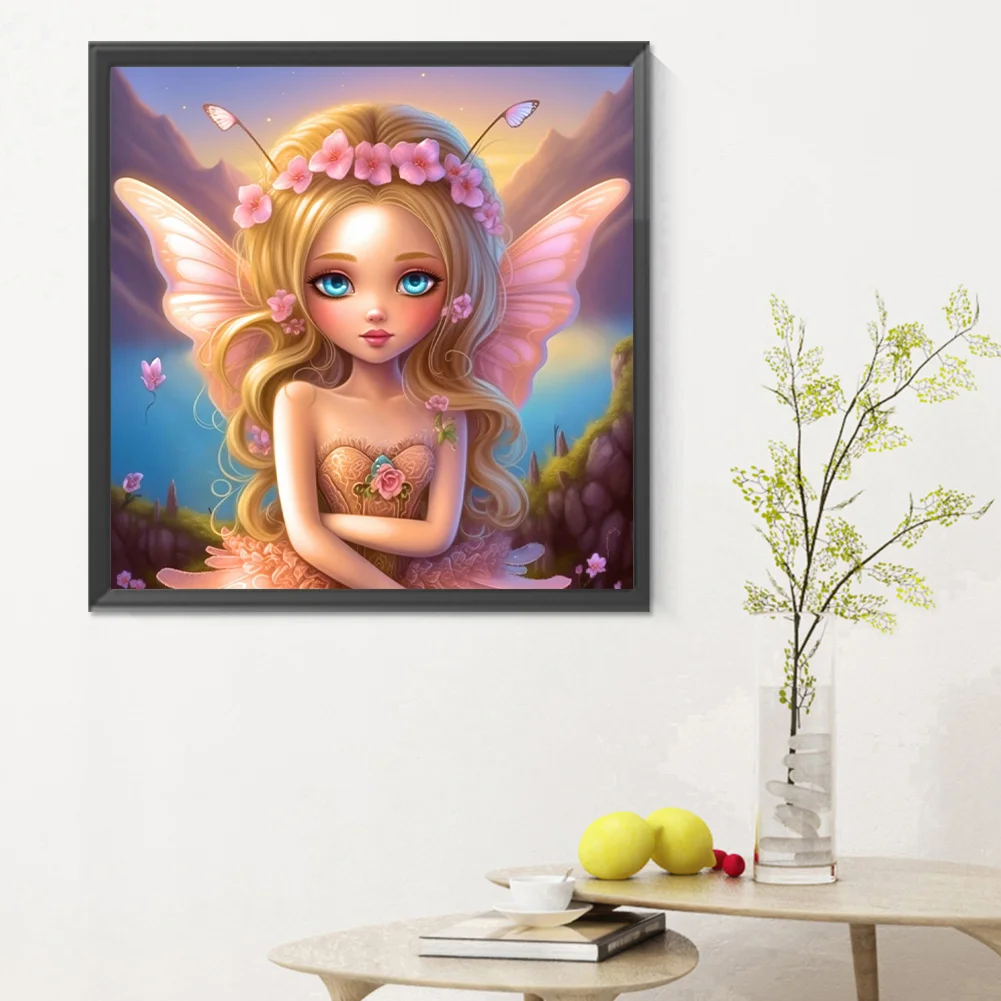 Diamond Painting - Full Round Drill - Elf Girl(Canvas|30*30cm)