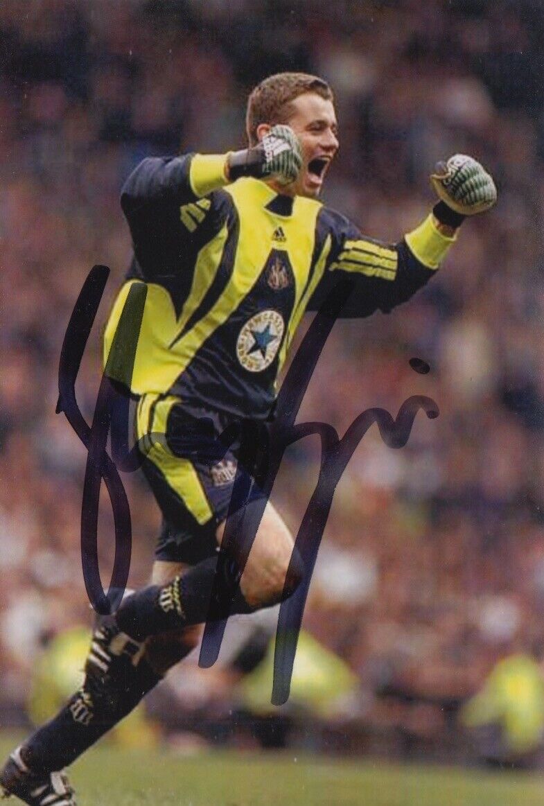 SHAY GIVEN HAND SIGNED 6X4 Photo Poster painting NEWCASTLE UNITED FOOTBALL AUTOGRAPH