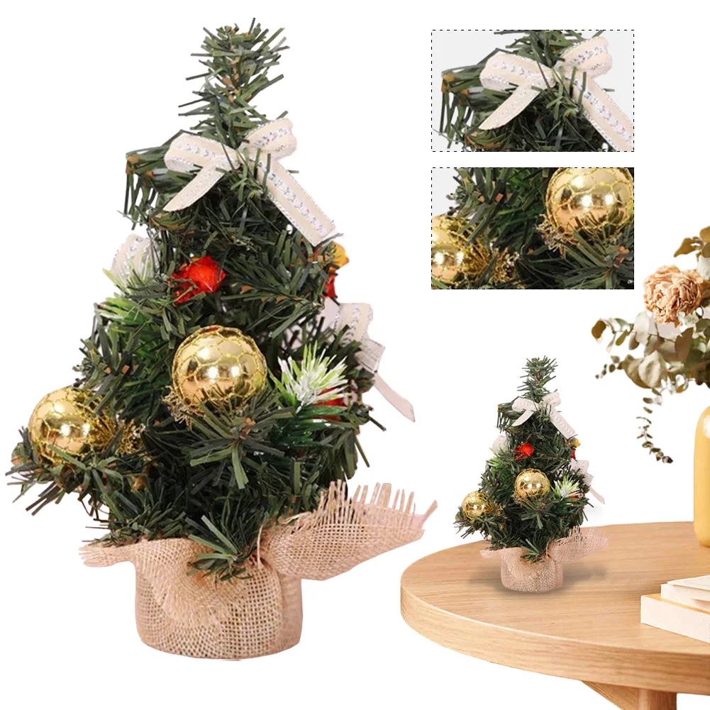 20cm Artificial Xmas Tree Great Gifts Tabletop Mini Tree Festival Party Supplies