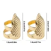 Cross-Stitch Tools Retro Adjustable Thimble Non-Slip Hand Sewing Thimble Ring