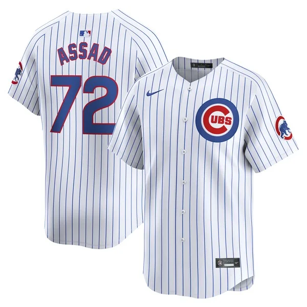 Javier Assad Chicago Cubs Nike Home Limited Player Jersey - White