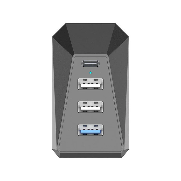 Tesla Model 3 Y Glove Box USB Hub Cybertrunk Style 4-in-1 USB Hub