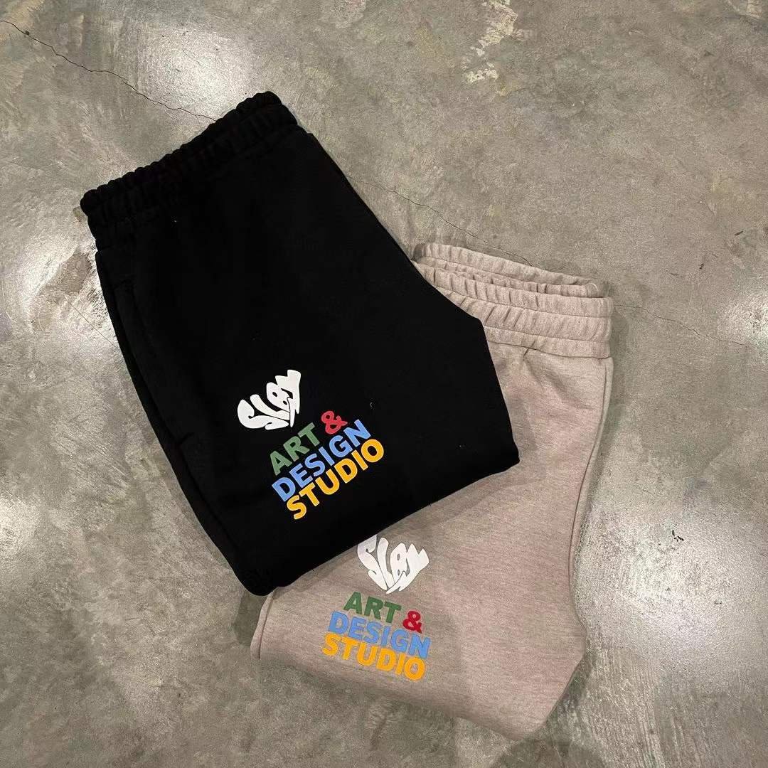 Love graffiti casual street sports home pants