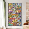 (Big Size)Pokemon-Full Round Diamond Painting 100*170CM