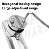 Stainless Steel Clamp on Rod Holder Fishing Supplies for Boat Marine Kayak Yacht