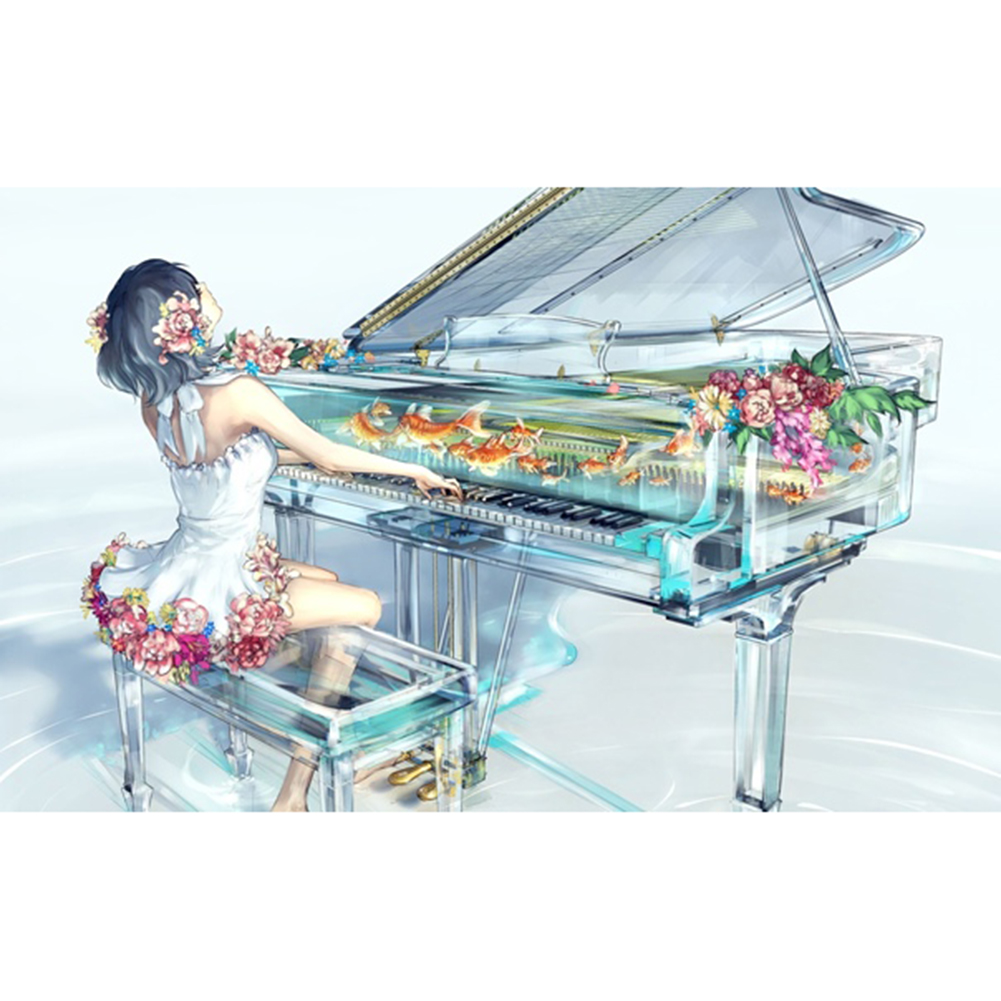 Piano original. Художница yuumei. Yuumei Art художник. Wenqing Yan художник. Аниме фортепиано.