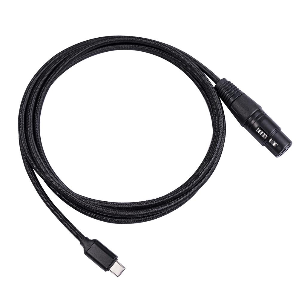 

Type-C To XLR 3 Pin Microphone Audio Cable Male To Female Mic Adapter Cord, 3m, 501 Original