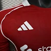 Joyfball 2025/2026 Player Version Long Sleeve Liverpool Home Football Shirt（The player version jersey is a bit tight, please pay attention to the size selection）