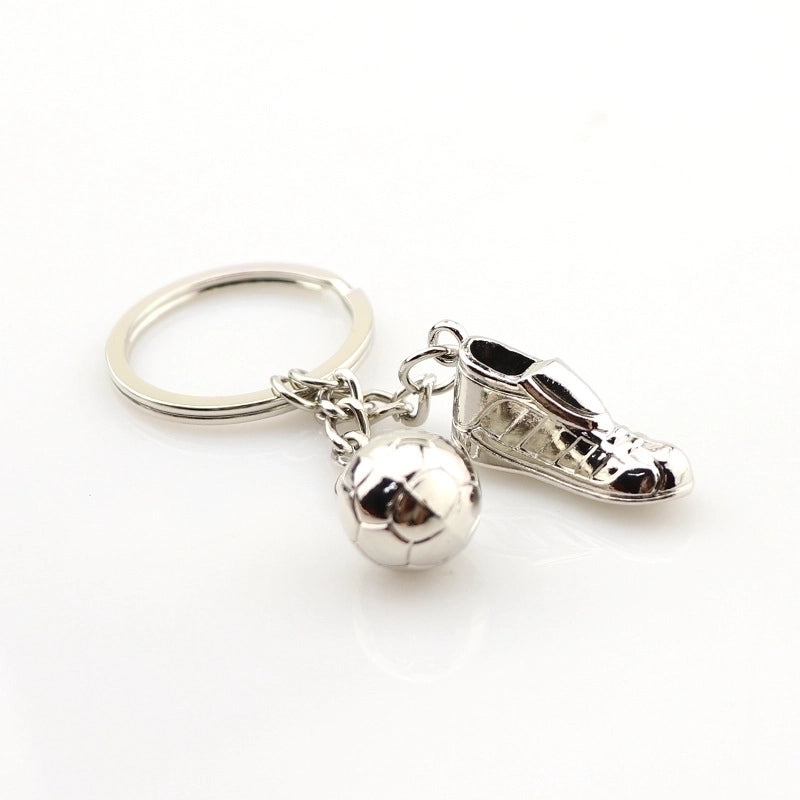 Fashion Football Alloy Unisex Bag Pendant Keychain 1 Piece