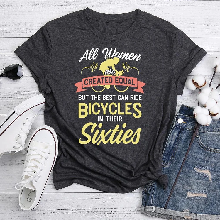 The Best Women Can Ride Bicycles  T-Shirt Tee-05701-Annaletters